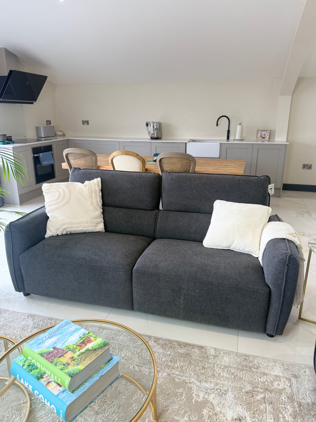 Ascot Sofa Charcoal 3+2 Set