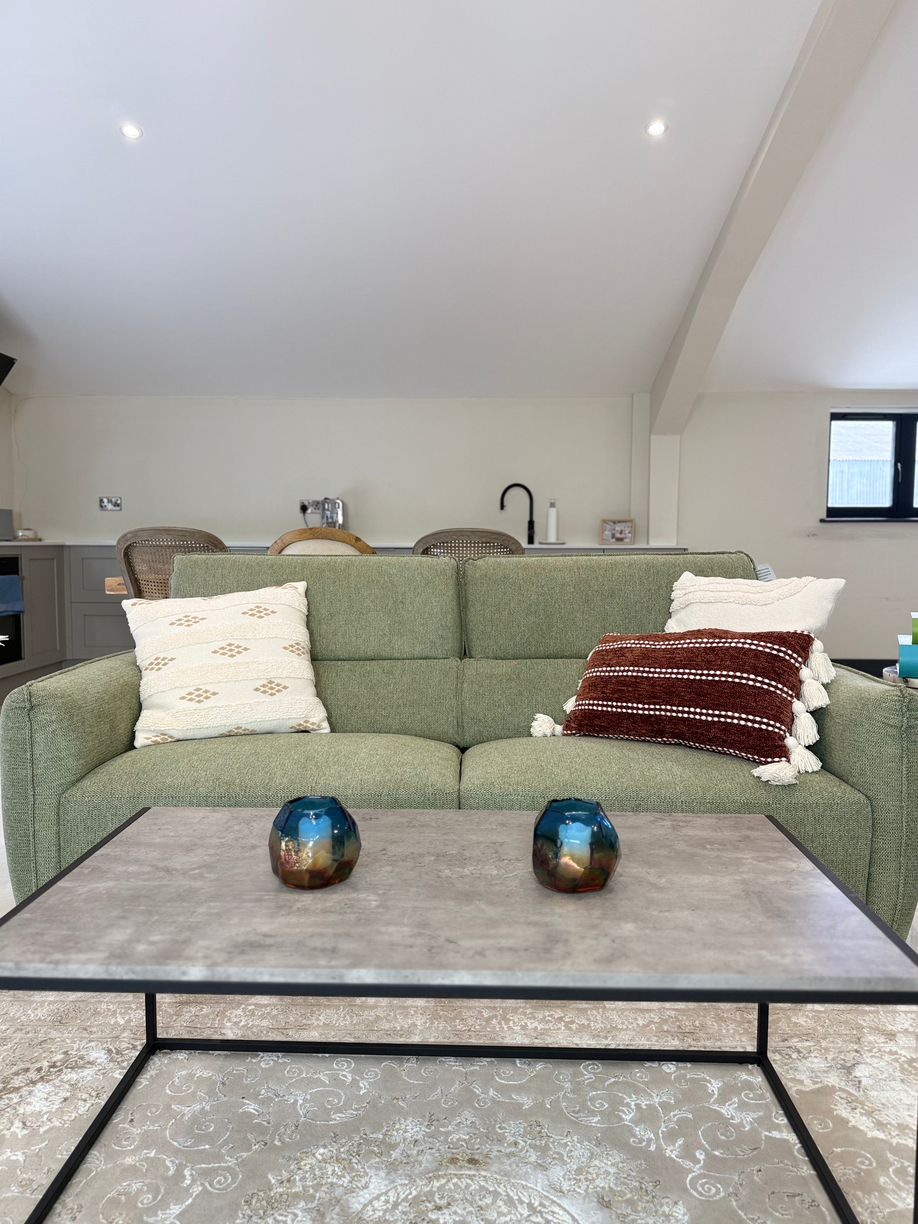 Ascot Sofa Green 3+2 Set