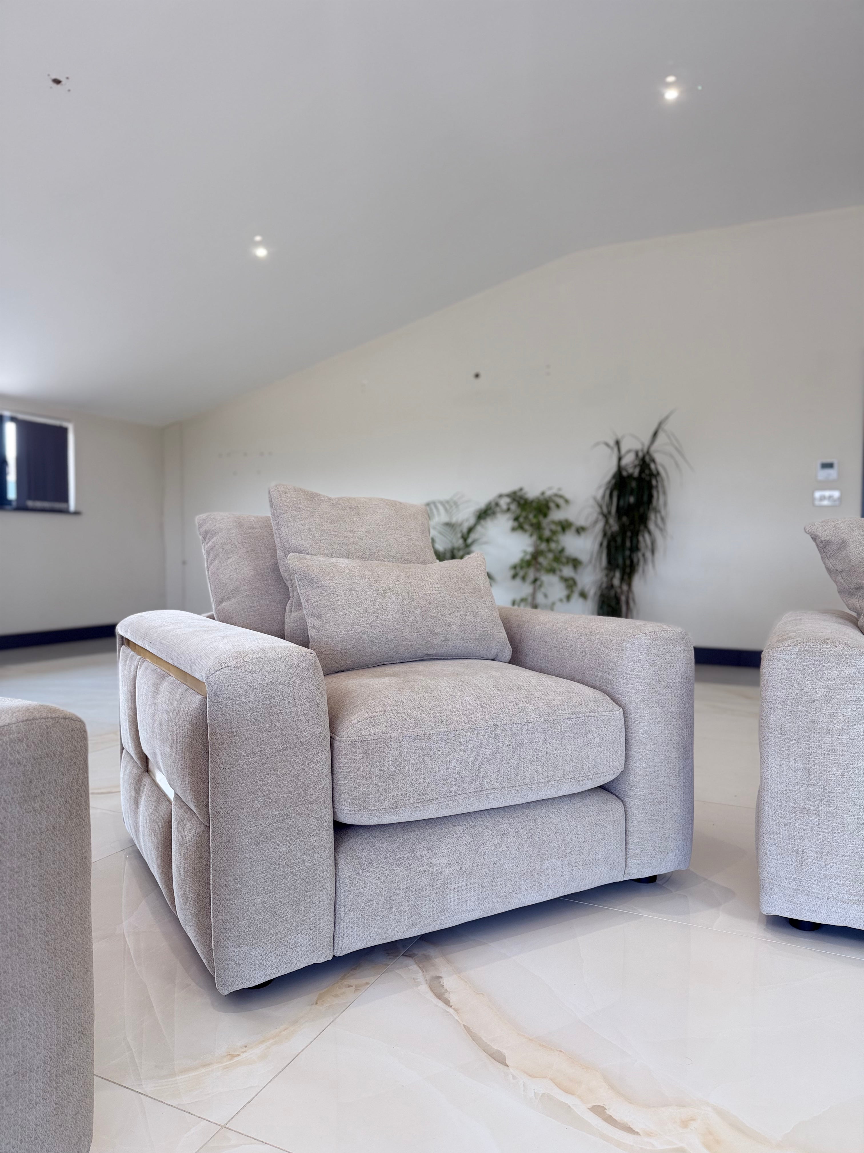Jupiter Sofa Beige Armchair