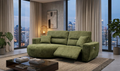 Denver Sofa Green Electric Recliner Left Hand